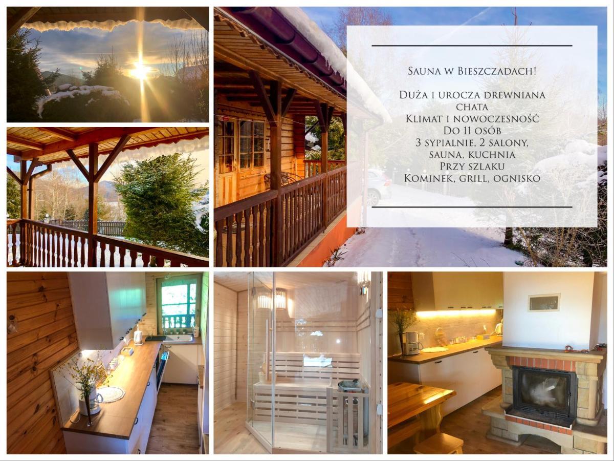 Urocza Chata Z Sauna W Bieszczadzkim Parku Krajobrazowym Bukowiec  Exterior photo
