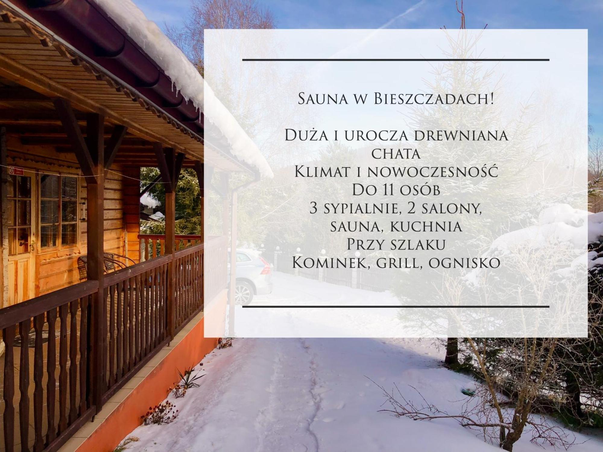 Urocza Chata Z Sauna W Bieszczadzkim Parku Krajobrazowym Villa Bukowiec  Exterior photo